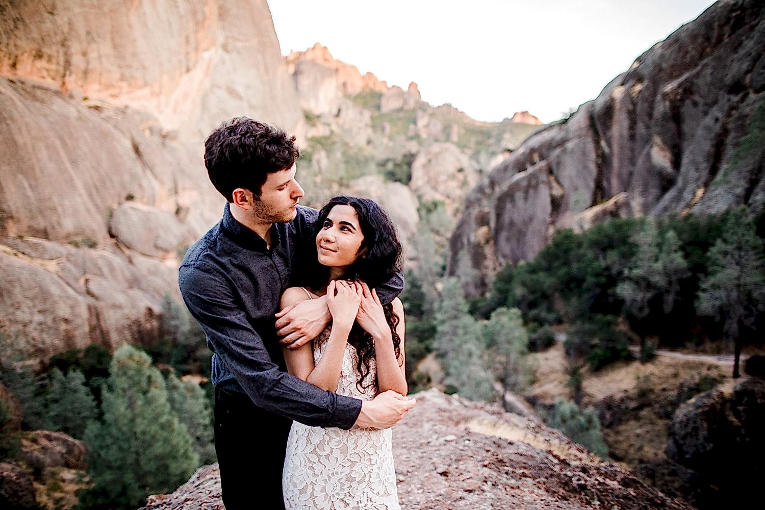 An adventurous hiking national park elopement style shoot.